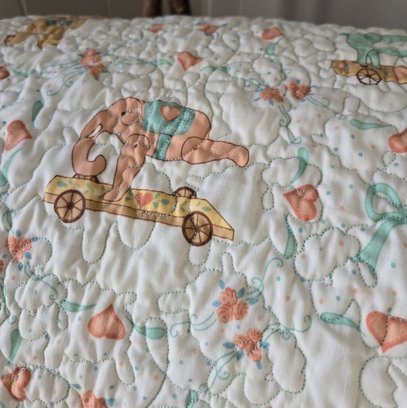 Vintage Baby Blanket Quilt - Picture 3 of 10